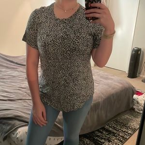 NWOT- Old Navy Luxe Leopard Tee